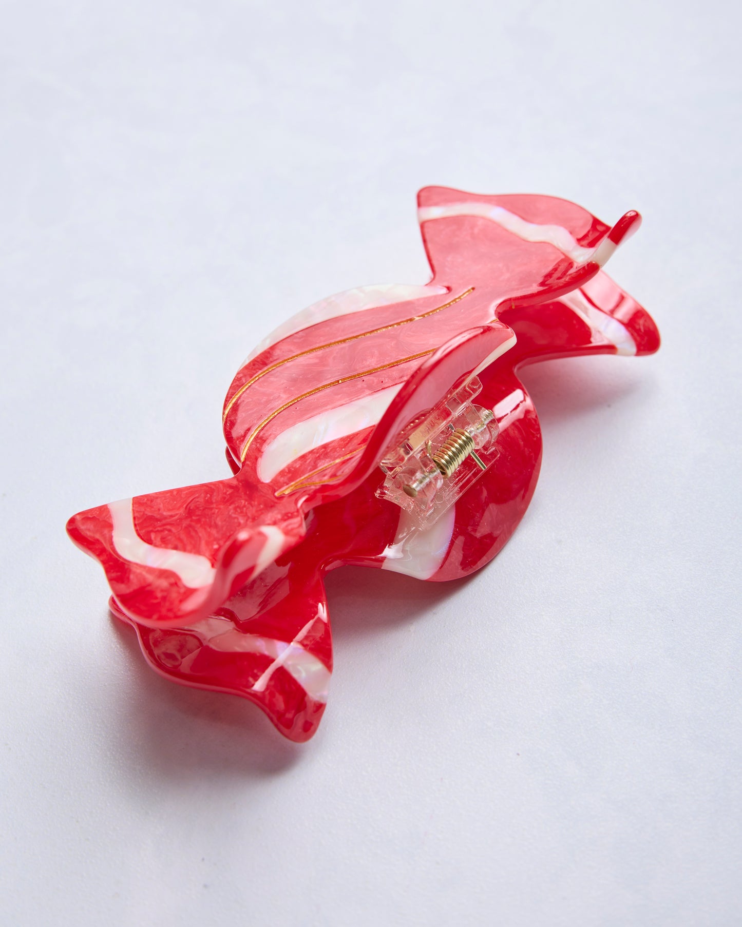 Red Combo - Hand Painted Bonbon Claw Hair Clip - Printfresh