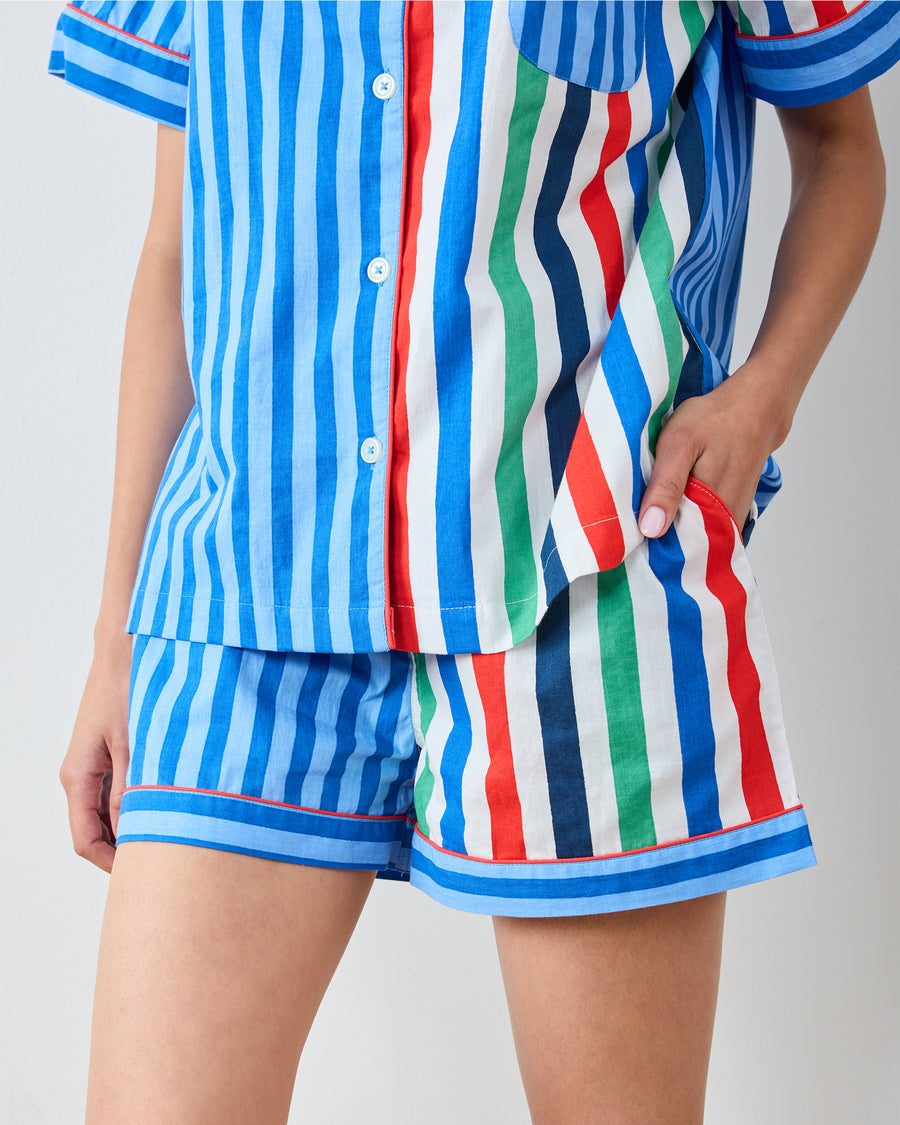 Gift Wrapping - Short PJ Set - Nautical Stripe - Printfresh