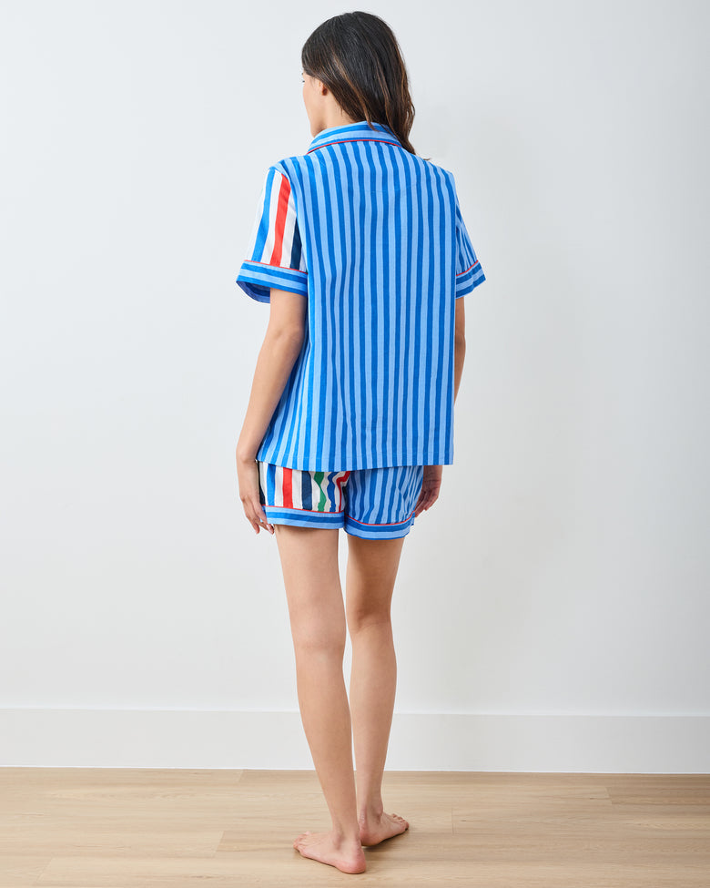 Gift Wrapping - Short PJ Set - Nautical Stripe - Printfresh