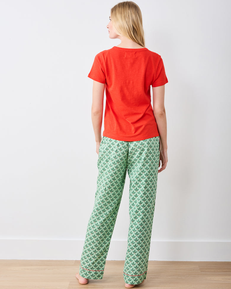 Holly Berry - PJ Pants - Sage - Printfresh