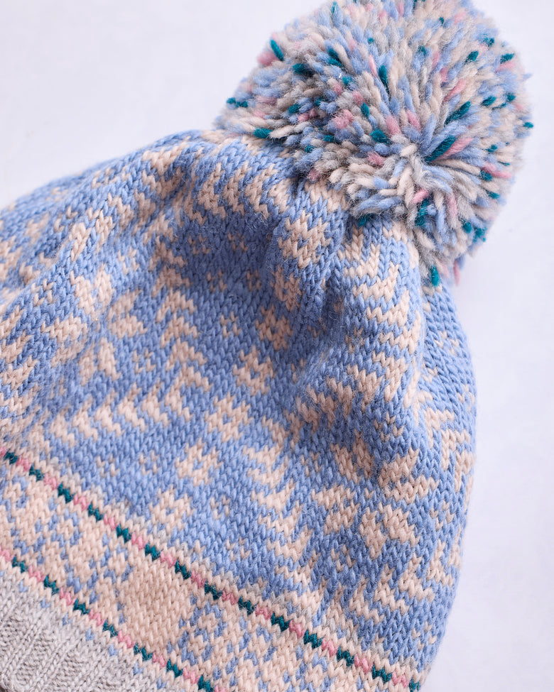 Light Blue - Novelty Nordic Hat - Printfresh