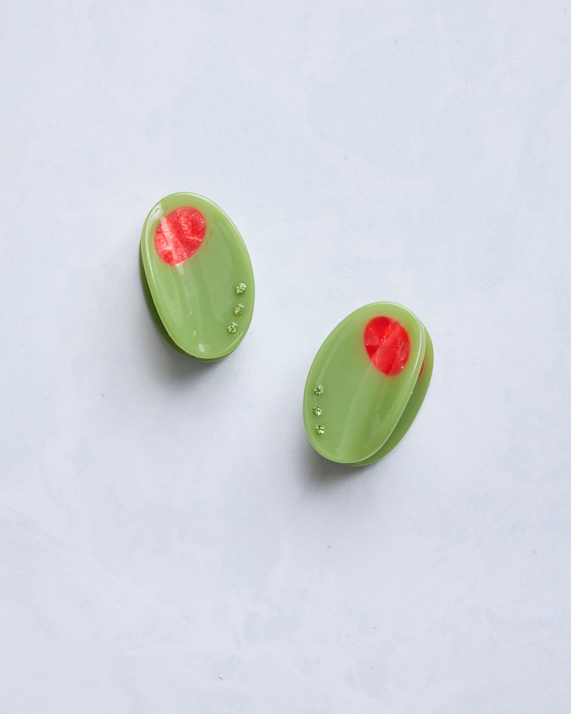 Olive Green - Olive Claw Clip - Line & Co - Printfresh