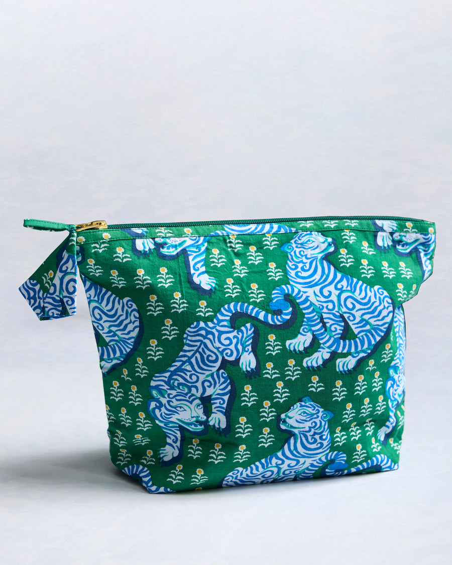 Tiger Queen - Essentials Pouch- Jade - Printfresh