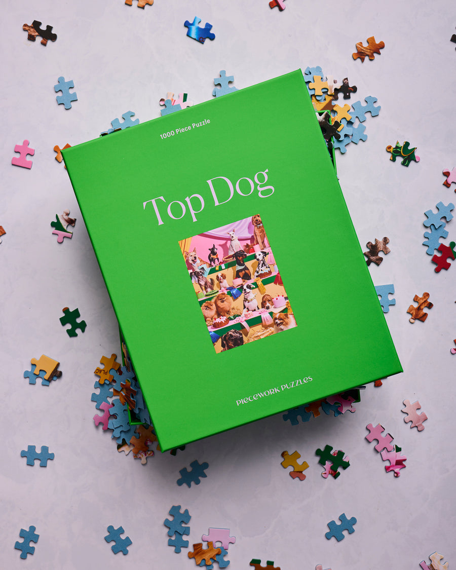1000 Pieces - Top Dog - 1000 Piece Puzzle - Piecework Puzzles - Printfresh