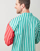 Holiday Stripes - Men's Long PJ Set - Spearmint & Peppermint - Printfresh