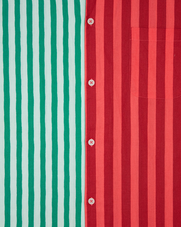 Holiday Stripes - Long PJ Set - Spearmint & Peppermint - Printfresh