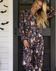 Howloween Night - Long PJ Set - Moon Rock - Printfresh