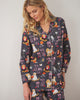 Howloween Night - Petite Long PJ Set - Moon Rock - Printfresh