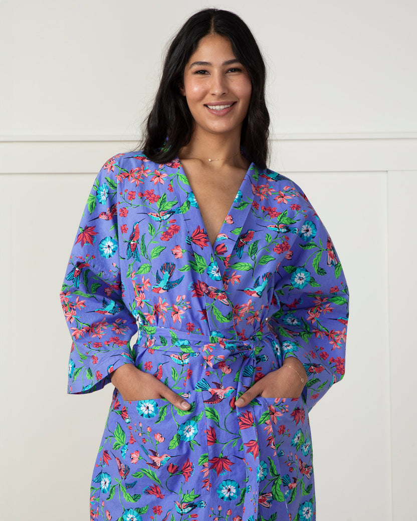Hummingbird Haven - Robe - Crocus - Printfresh