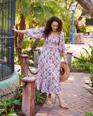 Gilded Greenhouse - Florence Dress - Pink Muse