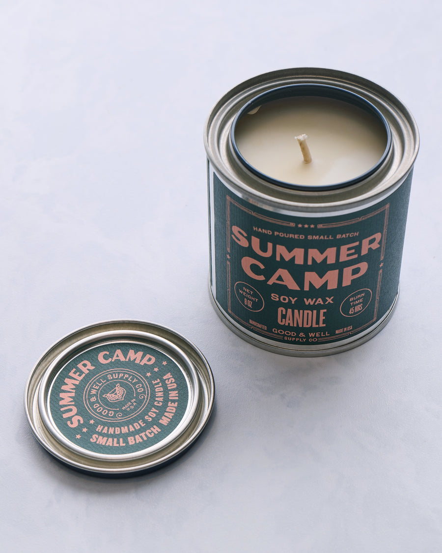 Watermelon & Citrus Fizz - Summer Camp Candle - Good & Well Supply Co. - Printfresh