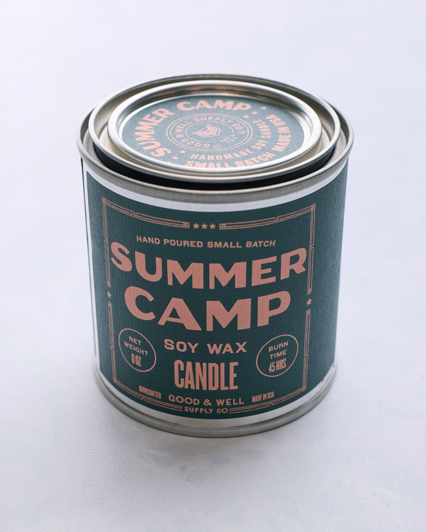 Watermelon & Citrus Fizz - Summer Camp Candle - Good & Well Supply Co. - Printfresh