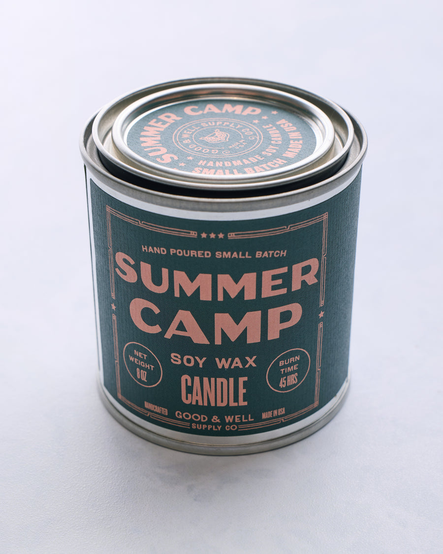 Watermelon & Citrus Fizz - Summer Camp Candle - Good & Well Supply Co. - Printfresh