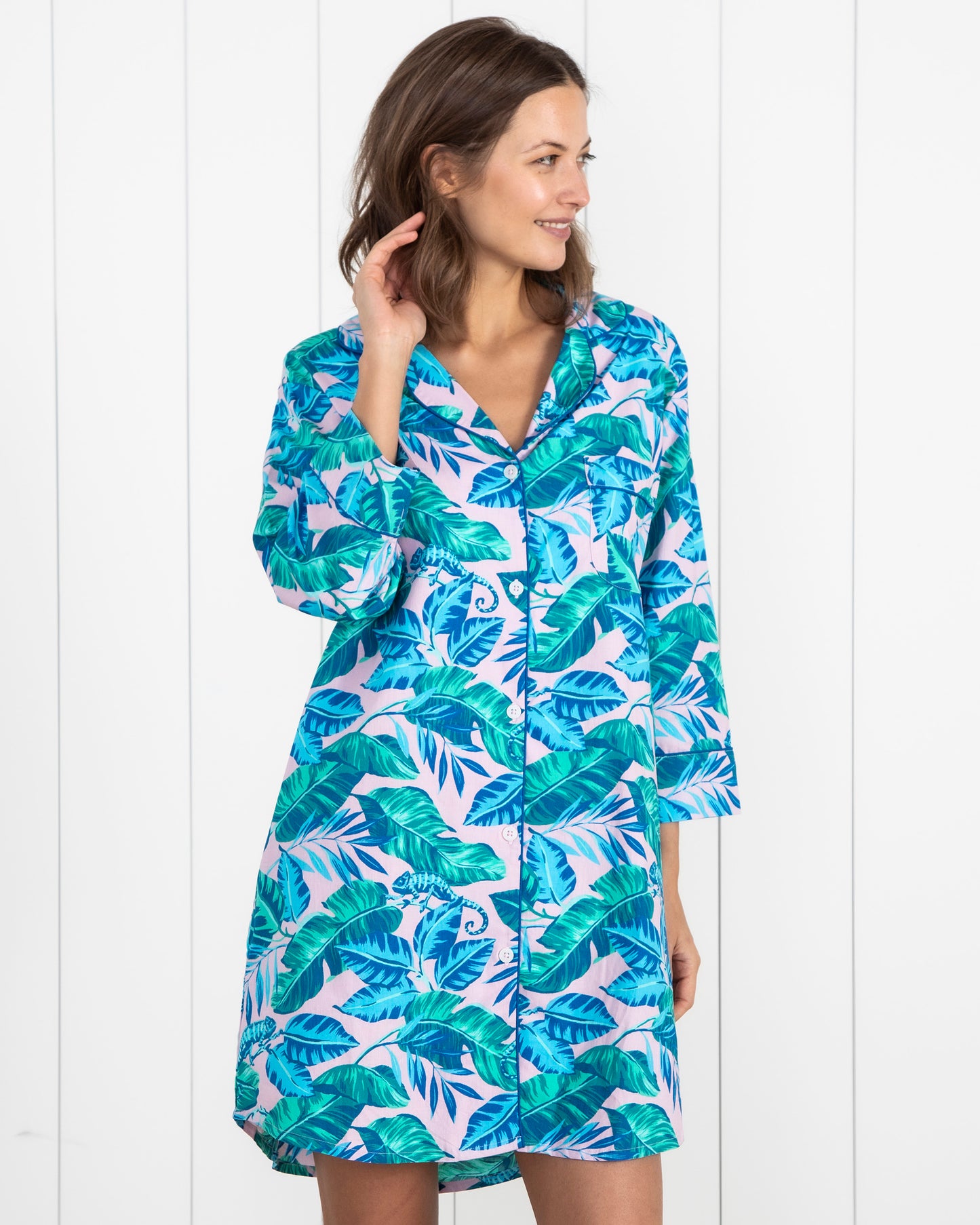 Karma Chameleon - Sleep Shirt - Bubblegum Pink - Printfresh