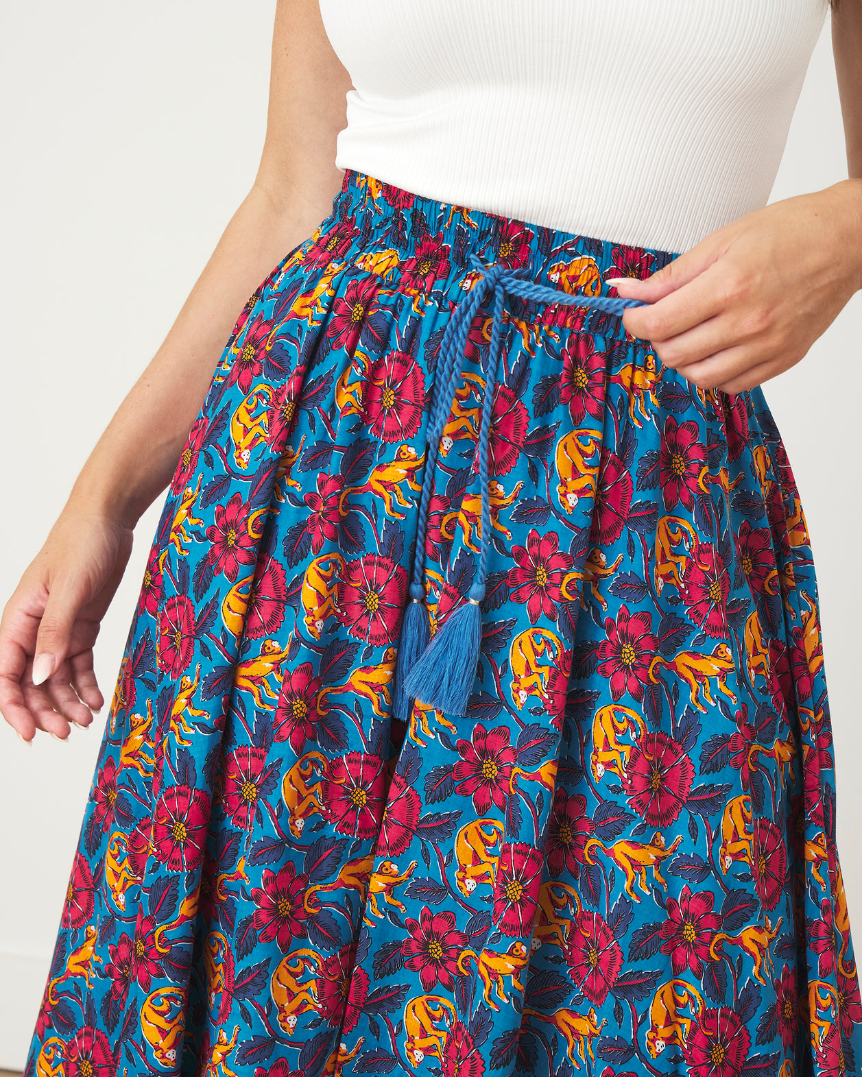 Leaps & Bounds - Carry On Skirt - Touch the Sky - Printfresh