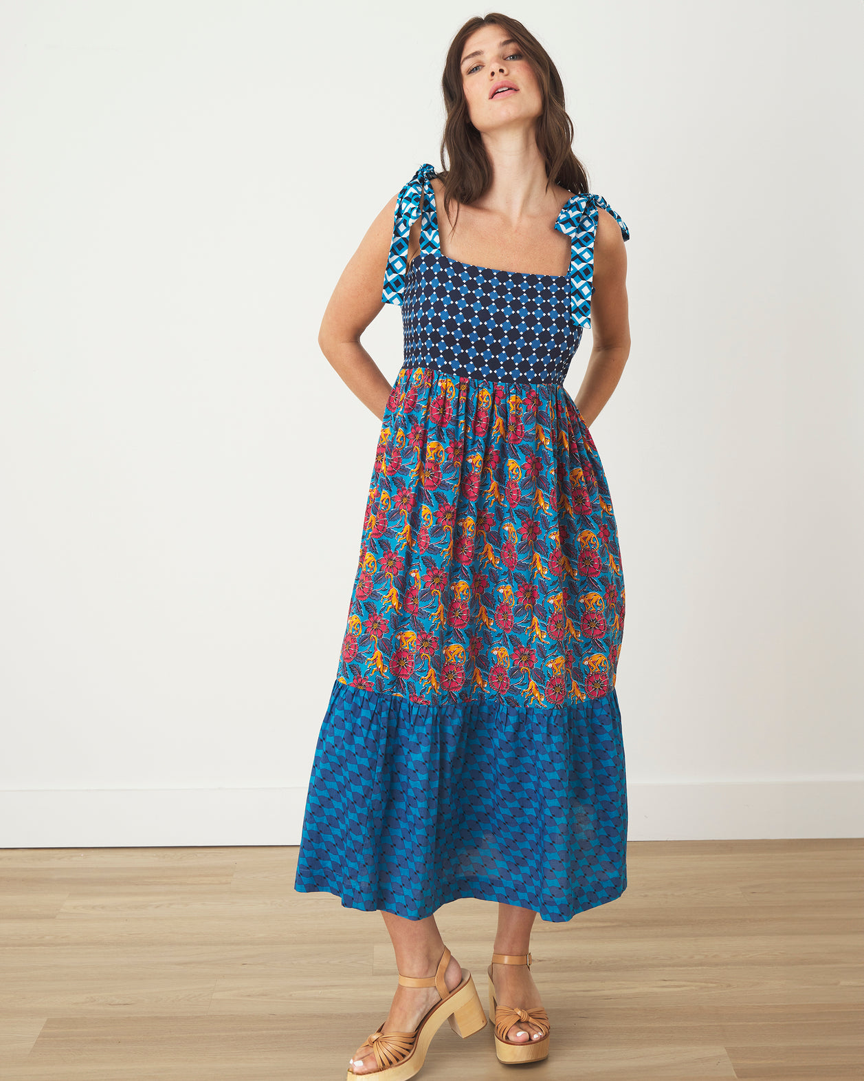 Leaps & Bounds - Way Around Dress - Touch the Sky - Printfresh