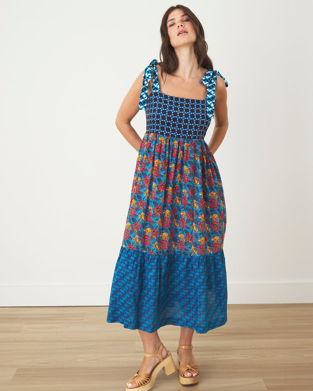 Leaps & Bounds - Way Around Dress - Touch the Sky - Printfresh
