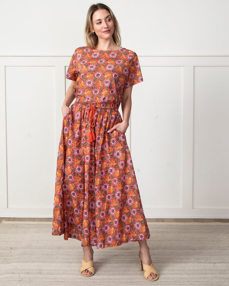 Leaps & Bounds - Carry On Skirt - Clay Pot - Printfresh