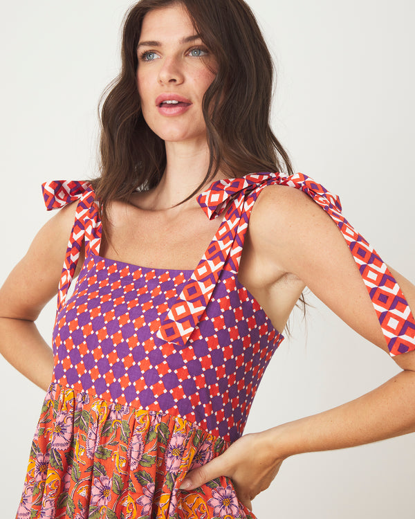 Leaps & Bounds - Way Around Dress - Clay Pot - Printfresh