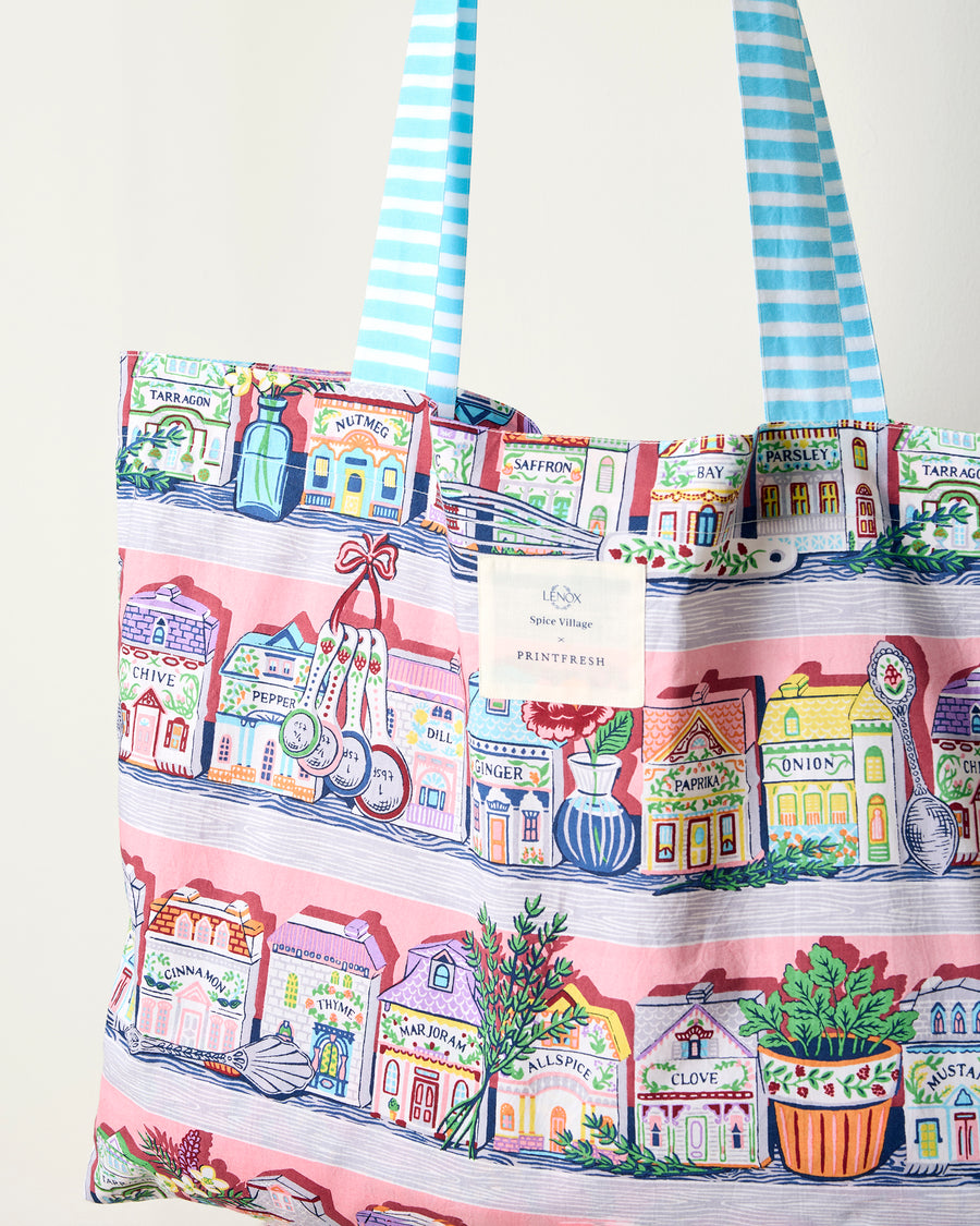Lenox Spice Village™ x PF - Go To Tote - Kitchen Pink - Printfresh