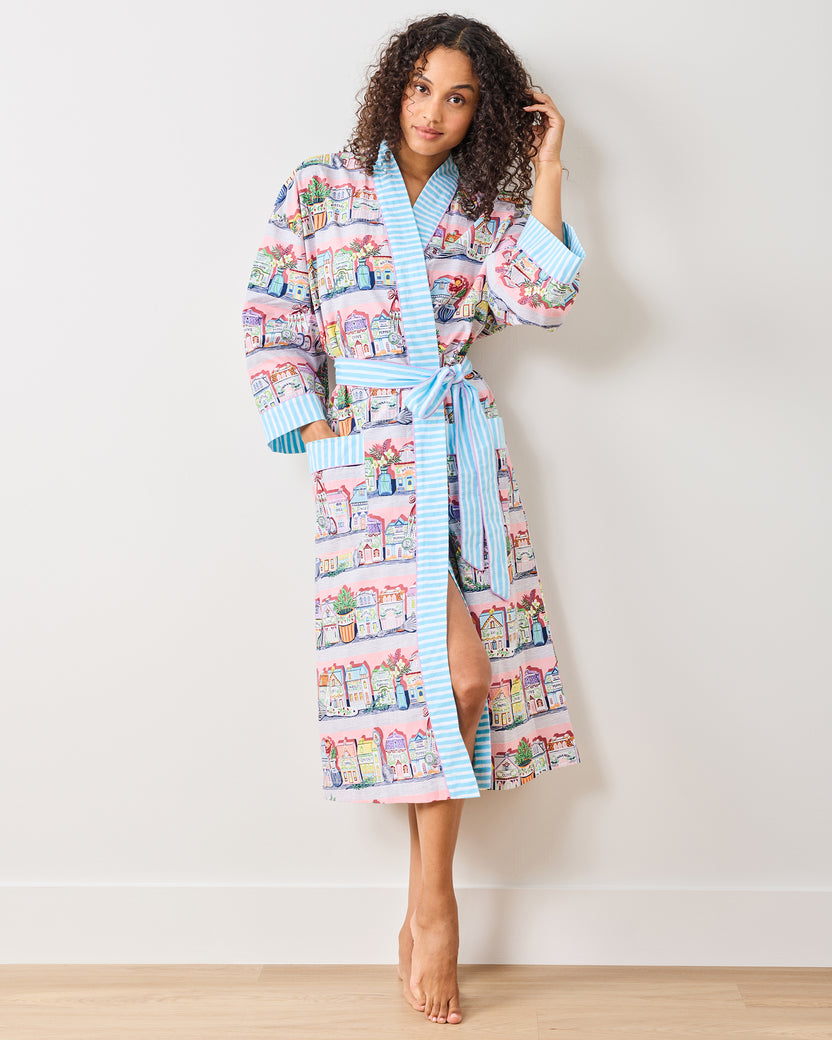 OLD Lenox Spice Village™ x PF - Lounge Robe - Kitchen Pink - Printfresh