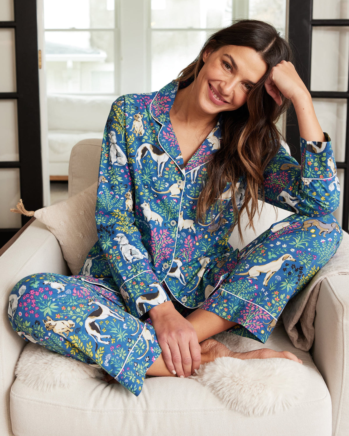 Must Love Dogs Long PJ Set