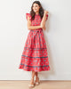 Nostalgia Plaid - Ready to Ruffle Dress - Joyful Red - Printfresh