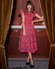 Nostalgia Plaid - Ready to Ruffle Dress - Joyful Red - Printfresh