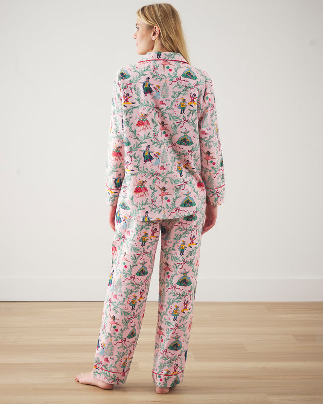 Nutcracker Dreams - Long PJ Set - Ballet Pink - Printfresh