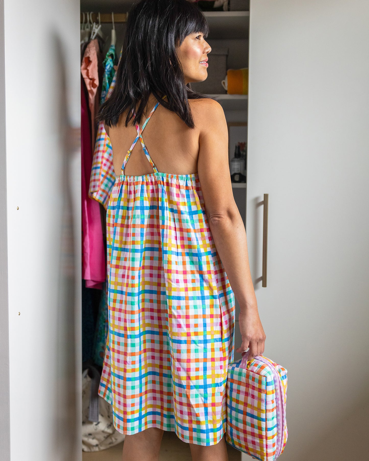 Printfresh + Oh Joy! - Plaid Picnic - Cami Nightgown - Citrus Squeeze - Printfresh