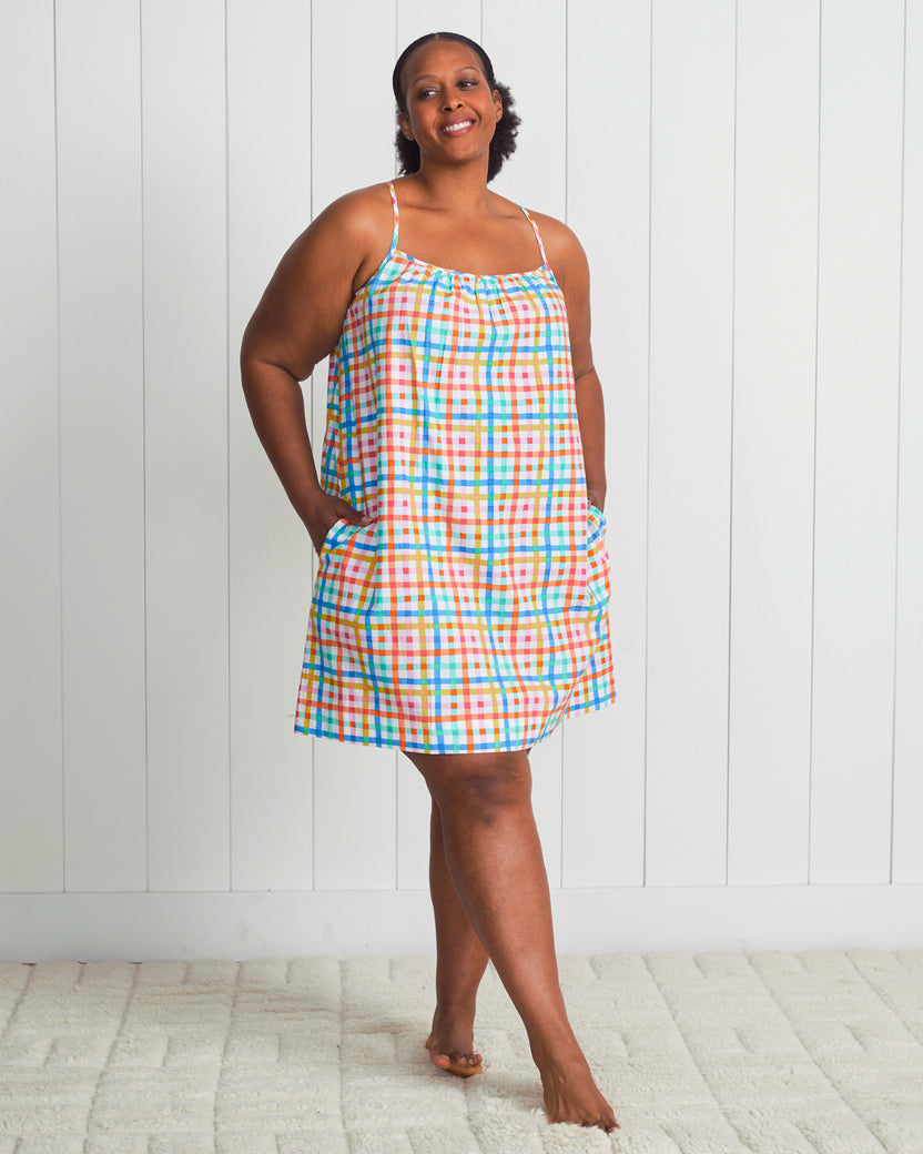 Printfresh + Oh Joy! - Plaid Picnic - Cami Nightgown - Citrus Squeeze - Printfresh