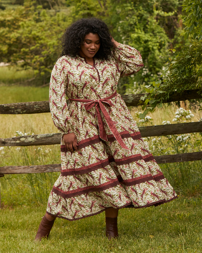 Birdsong - One in a Million Dress - Latte Foam - Printfresh