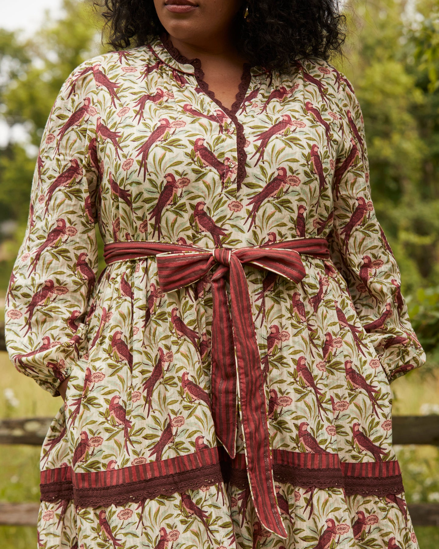 Birdsong - One in a Million Dress - Latte Foam - Printfresh