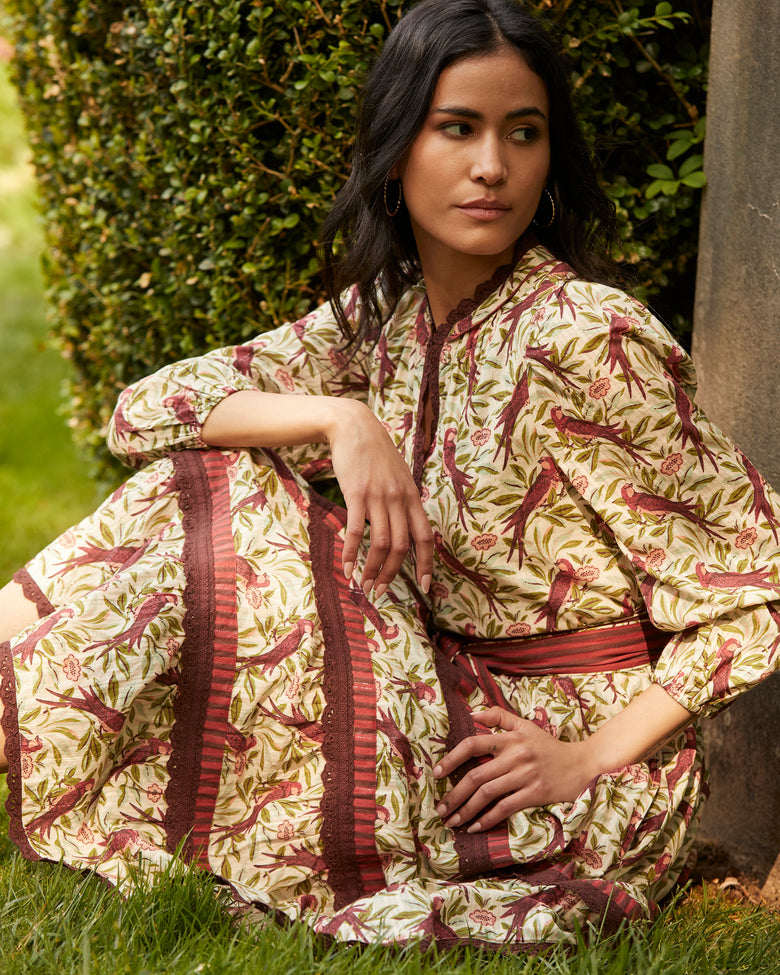 Birdsong - One in a Million Dress - Latte Foam - Printfresh