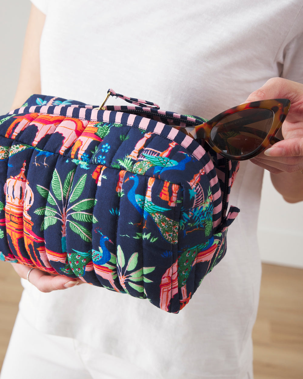 Quilted Pouches | Shop Makeup Bags & Cotton Pouch Sets