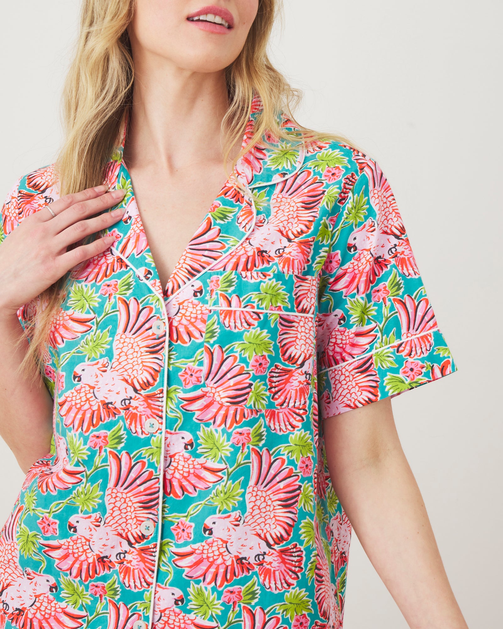 Playful Parrots - Short PJ Set - Tropical - Printfresh