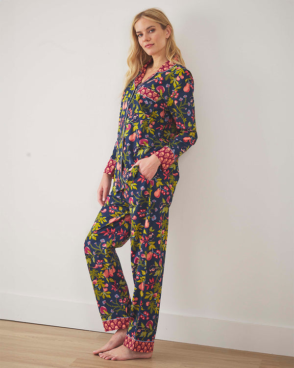 Pomme & Poire - Long PJ Set - Good Evening - Printfresh