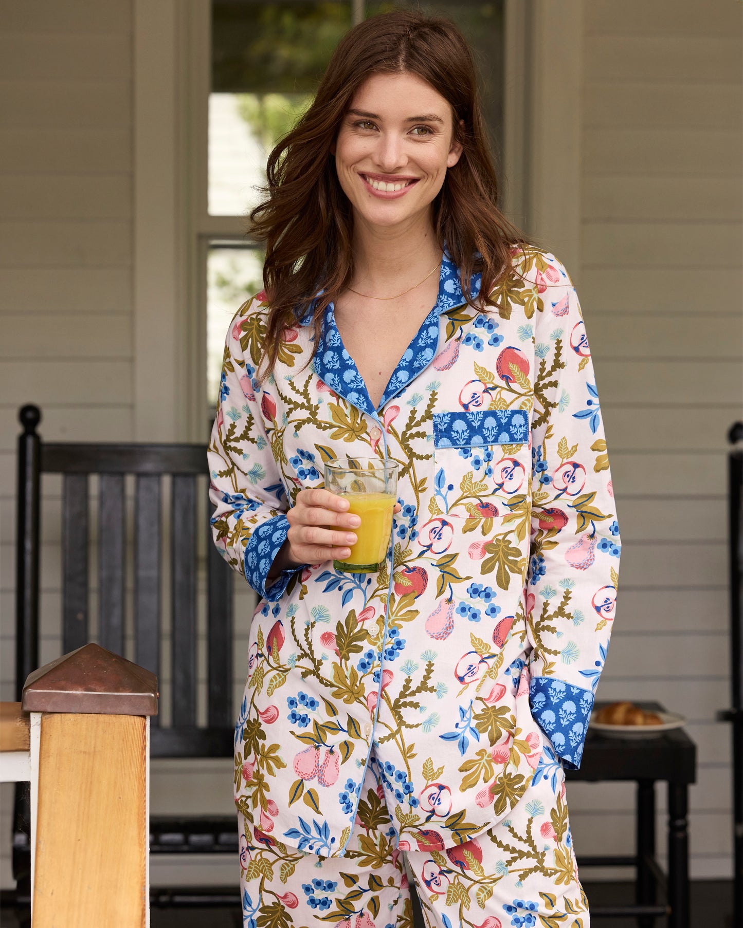 Pomme & Poire - Long PJ Set - Parchment - Printfresh