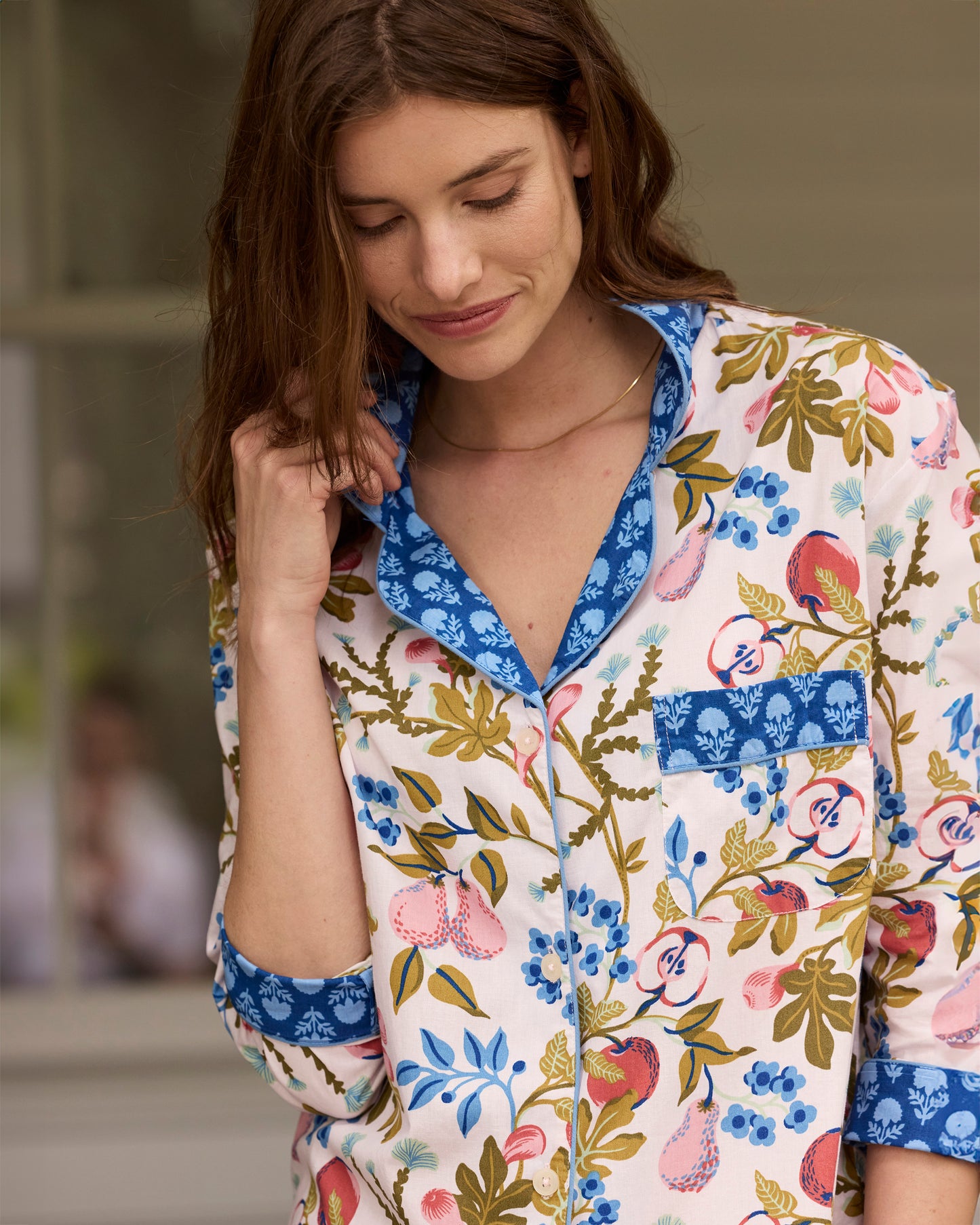 Pomme & Poire - Long PJ Set - Parchment - Printfresh