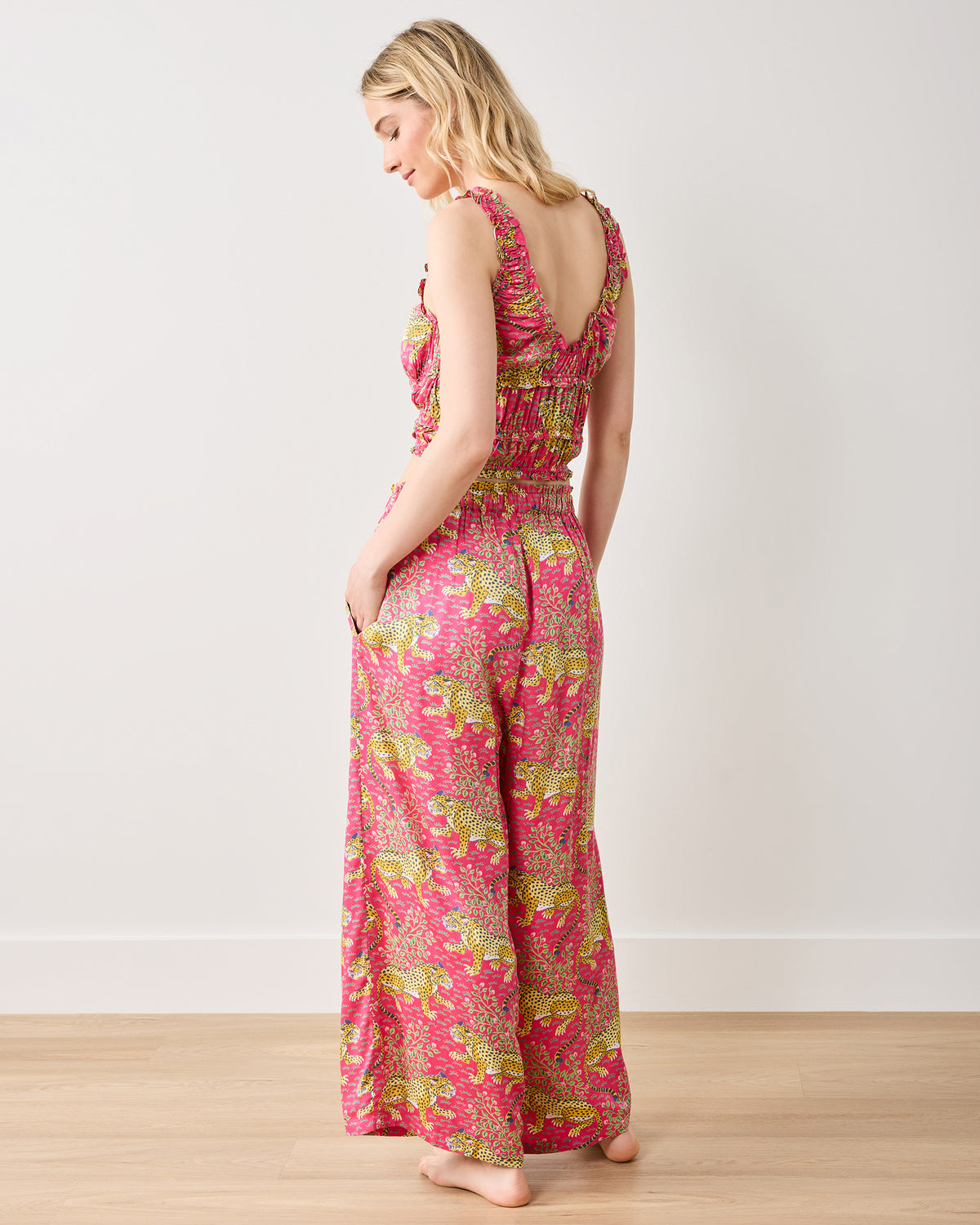 Bagheera - Eco Satin Sadie Set - Hot Pink - Printfresh