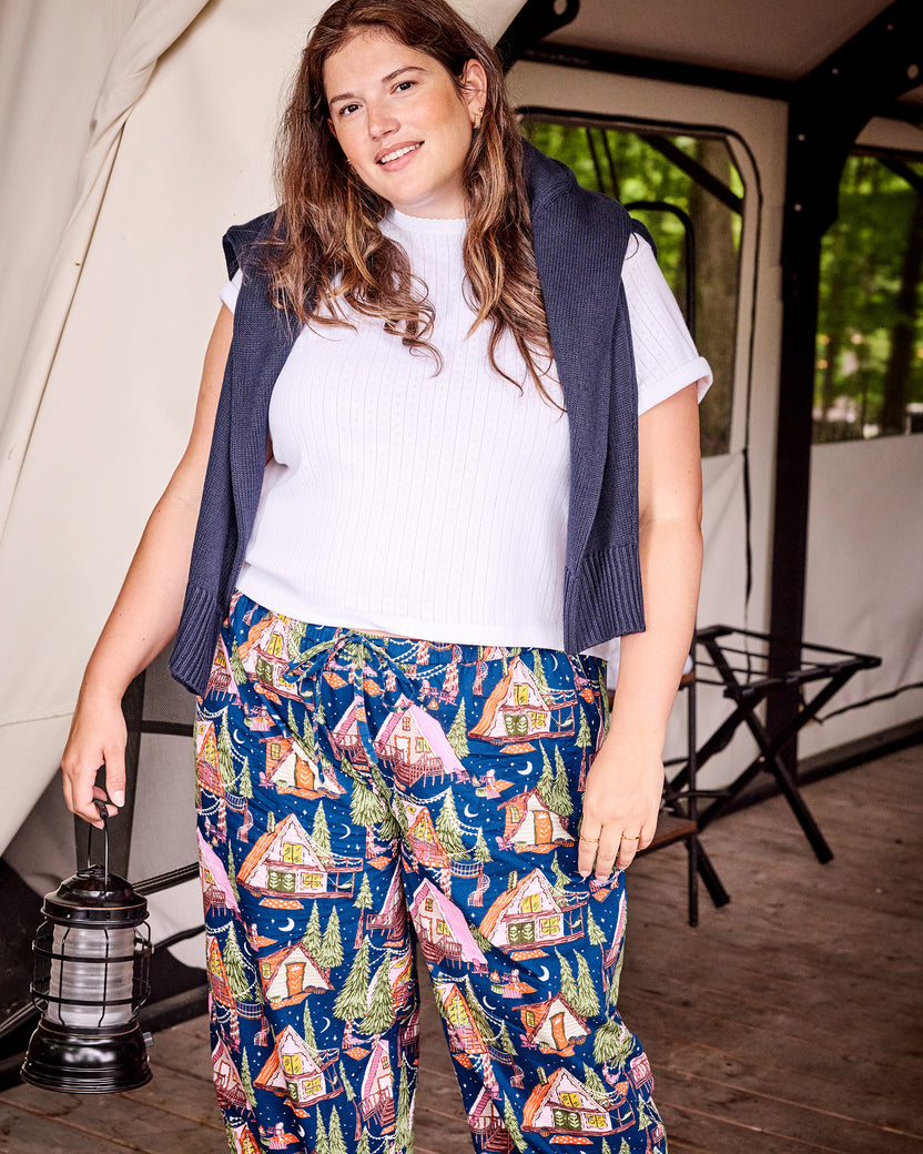 Bonfire Stories - PJ Pants - Starlight Blue - Printfresh