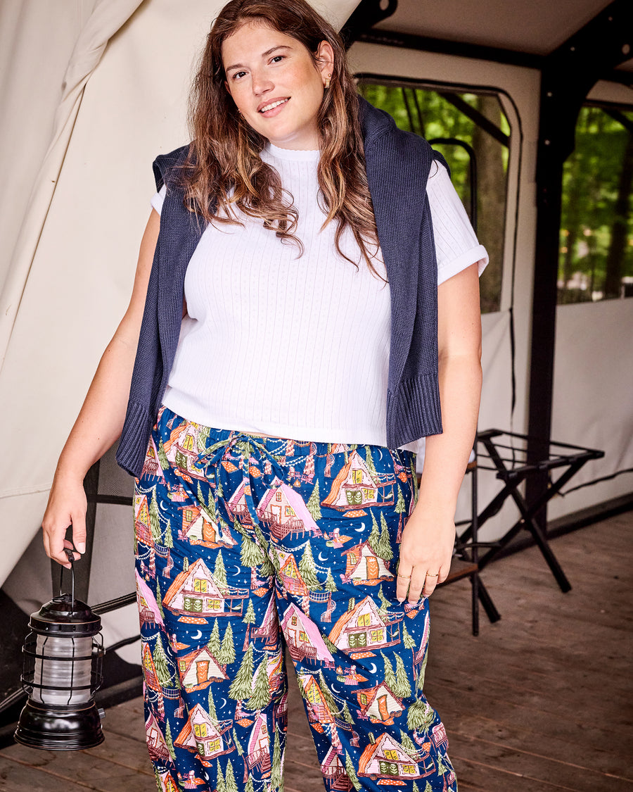 Bonfire Stories - PJ Pants - Starlight Blue - Printfresh