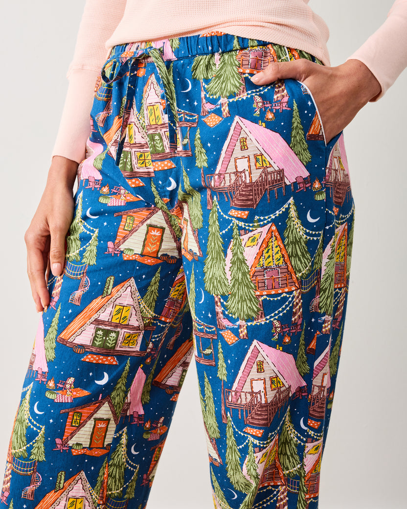 Bonfire Stories - PJ Pants - Starlight Blue - Printfresh