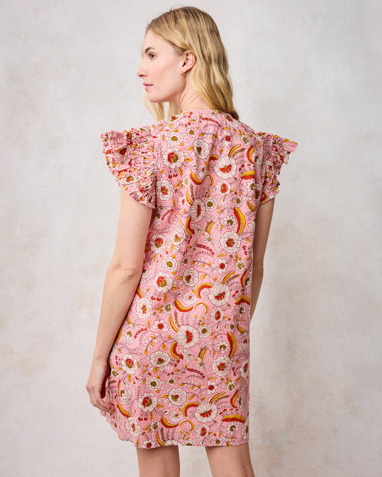 India Bloom - Royal Dress - Soft Rose - Printfresh