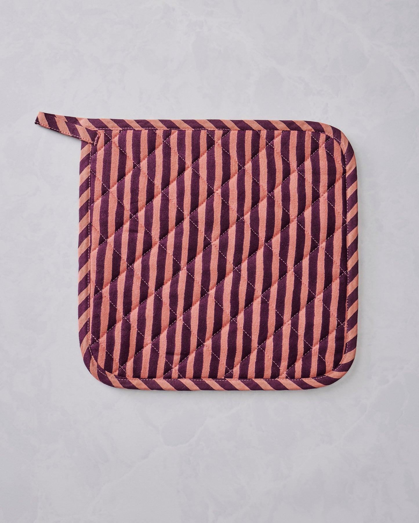 Champagne & Caviar - Pot Holder - Peacock Feather