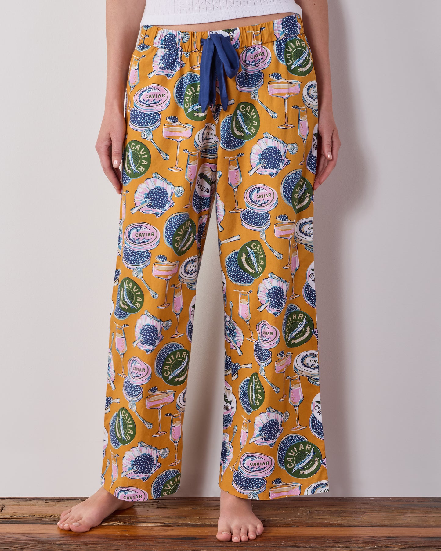 Champagne & Caviar - Astrid PJ Pant - Goldenrod