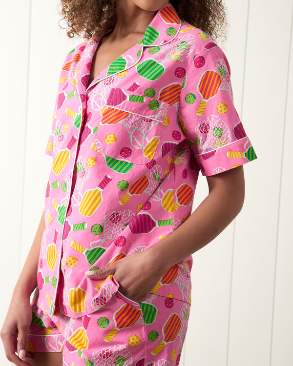 Pretty In Pickleball - Short PJ Set - Popsicle - Printfresh