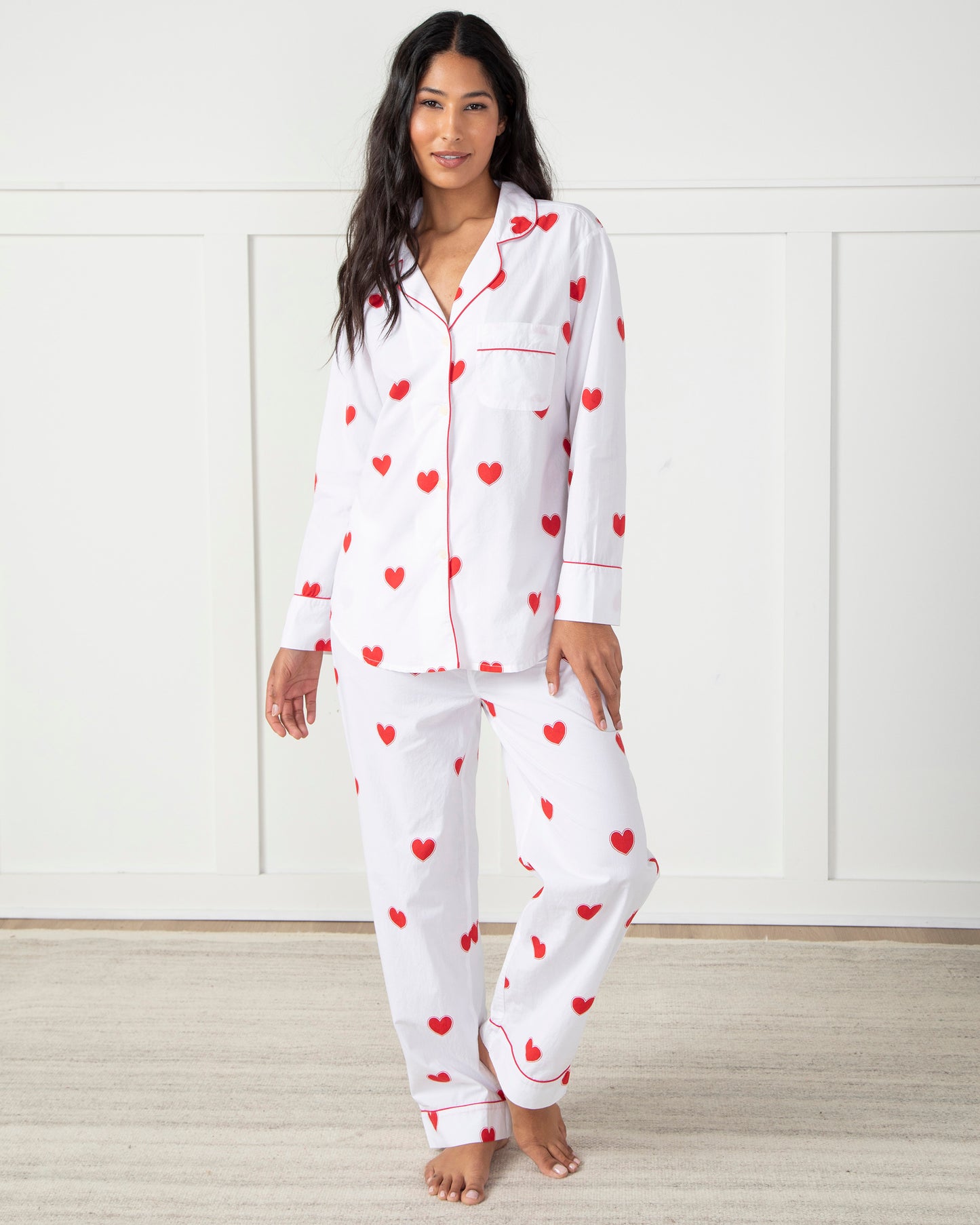 Queen of Hearts - Long Sleep Set - Ruby Cloud - Printfresh