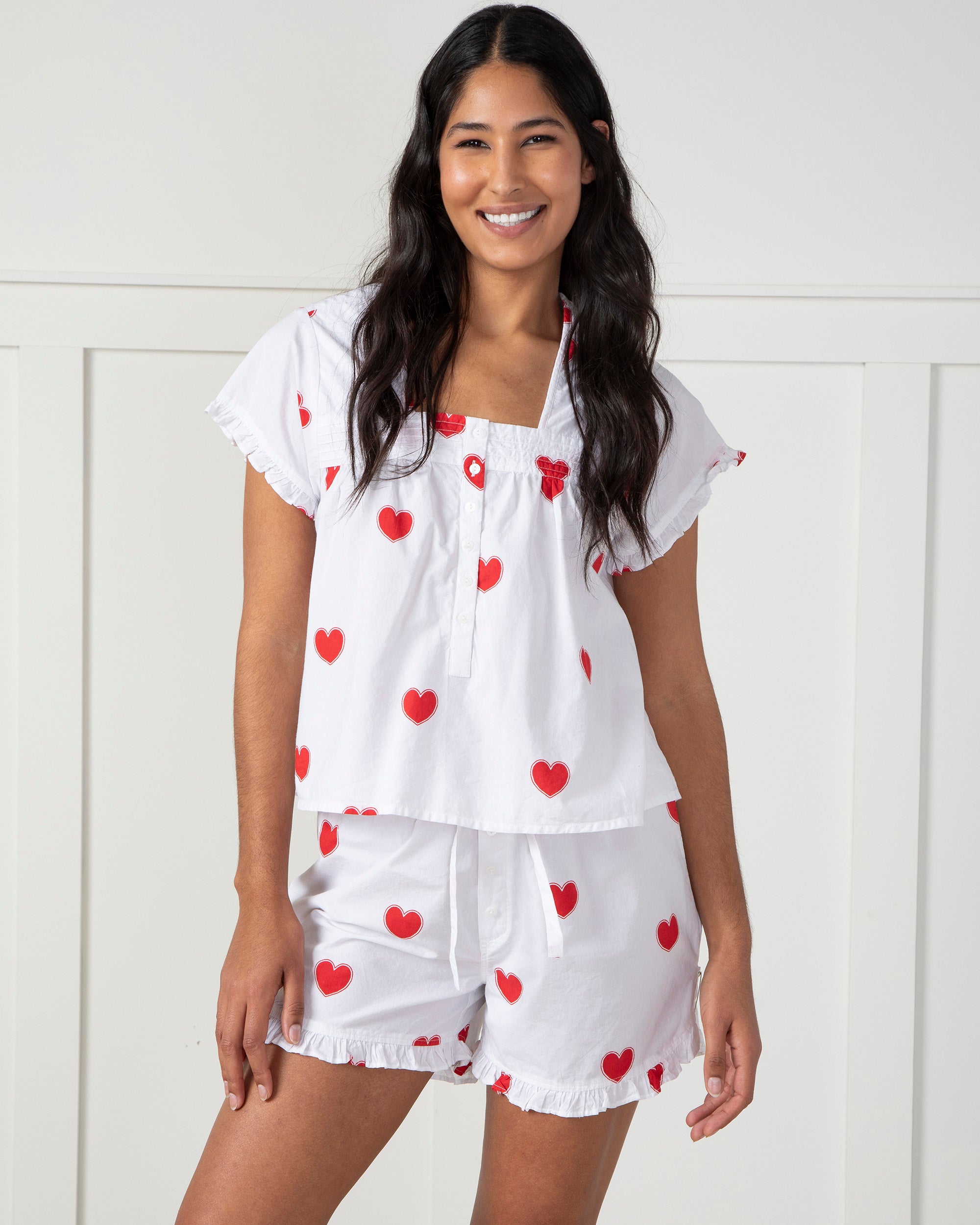 Heart Pajama Set Shop Women's Heart Pajamas