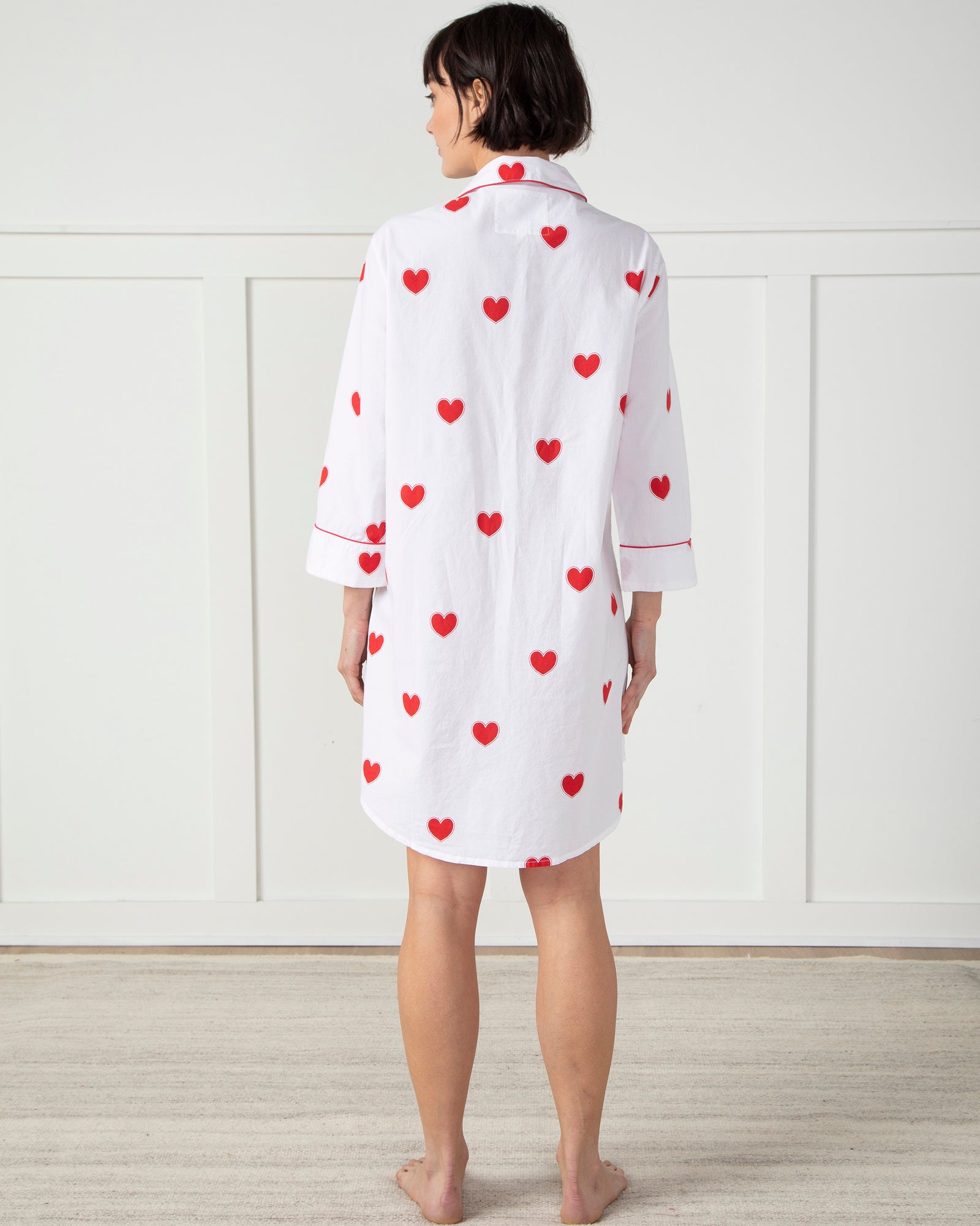 Queen of Hearts - Sleep Shirt - Ruby Cloud - Printfresh